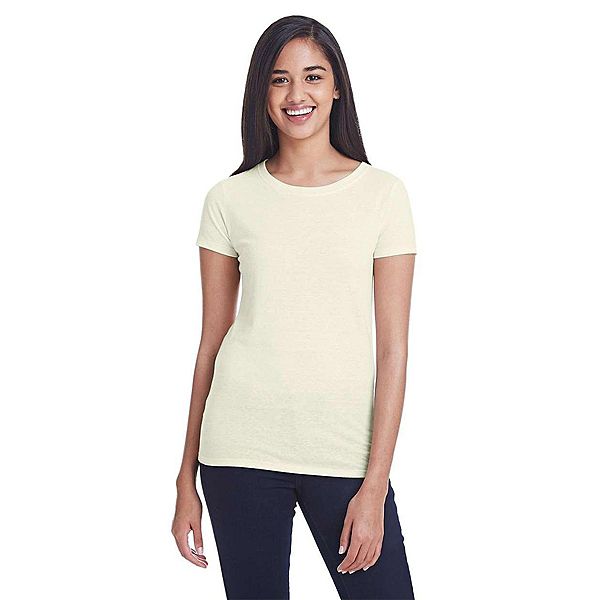 

Женская футболка с коротким рукавом tri-blend Threadfast Apparel, Cream Triblend