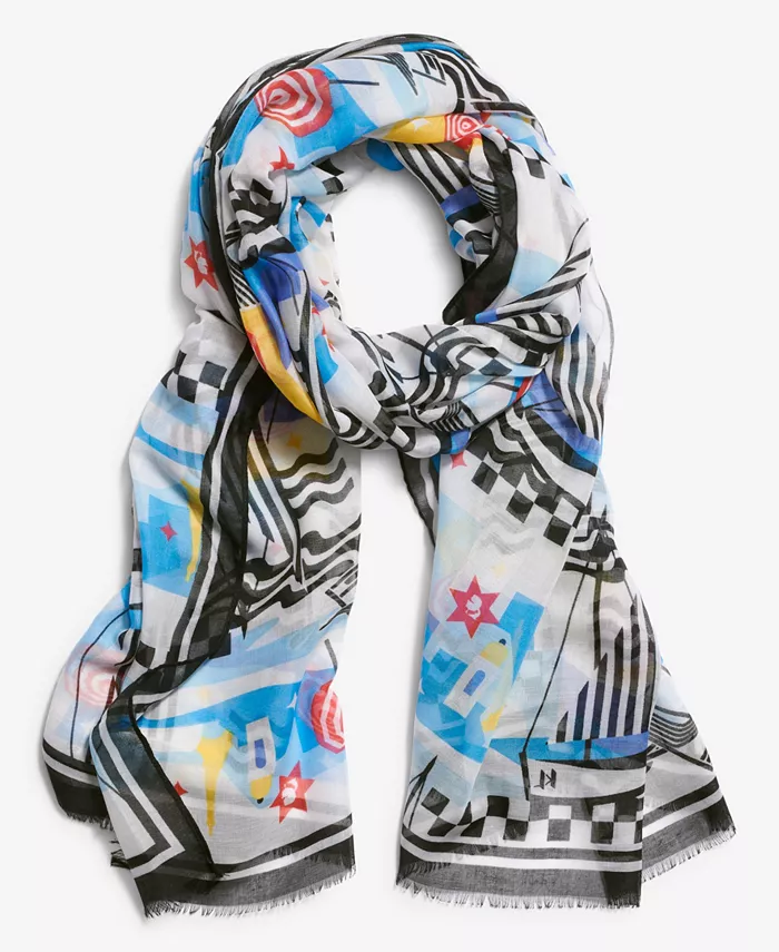 

Шарф Women's St Tropez Karl Wrap KARL LAGERFELD PARIS, мультиколор