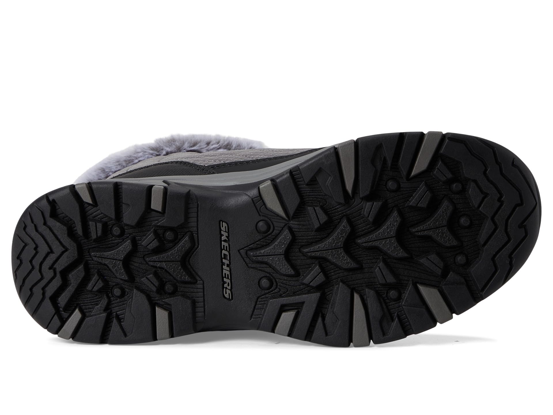 Ботинки женские SKECHERS Trego водонепроницаемые, угольный — фото 3