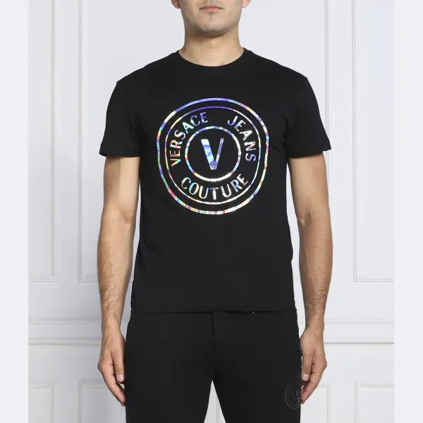 

Футболка стандартного кроя Versace, черный