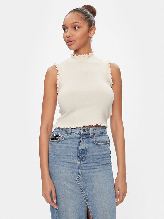 

Узкая блузка Vero Moda, бежевый