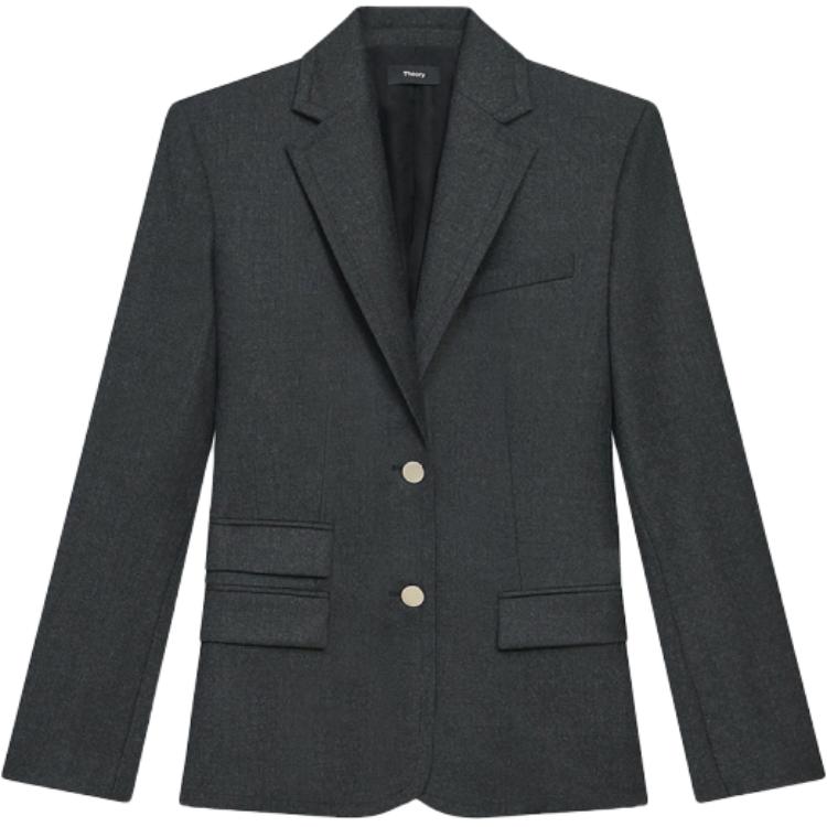 

THEORY Женский деловой костюм тёмно-серый, Dark Gray