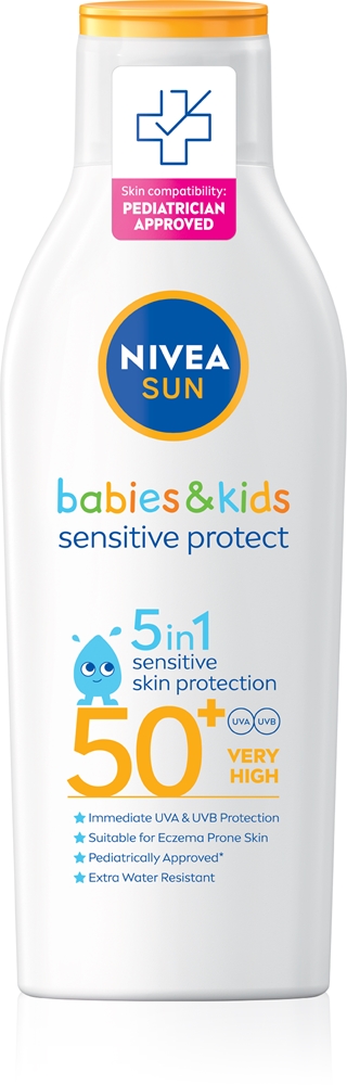 

Солнцезащитный лосьон Sun Kids для детей SPF 50+ Nivea, 200 мл