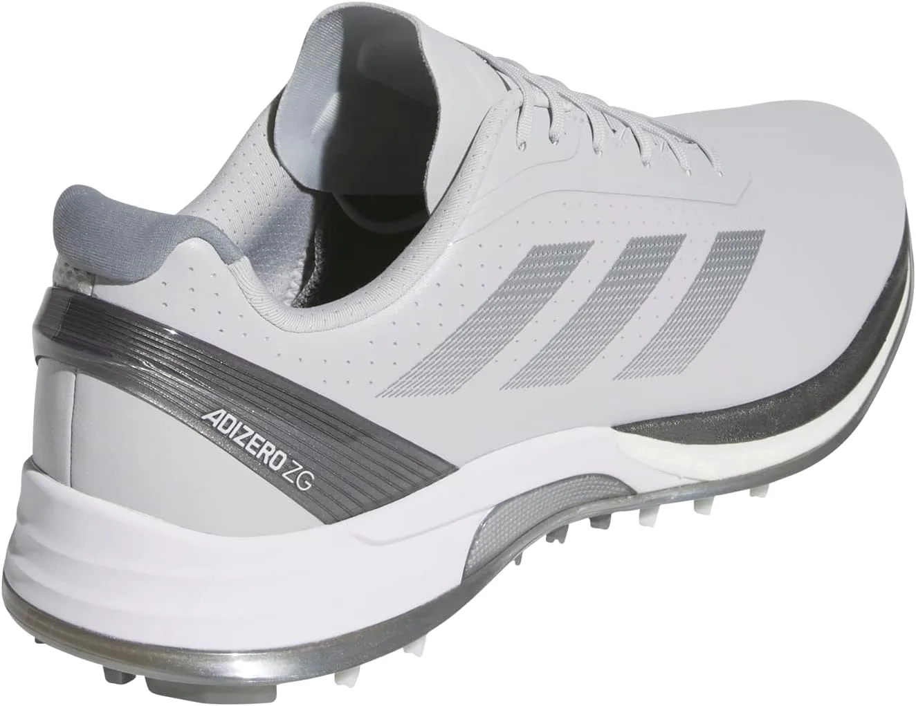 Мужские гольф-кроссовки Adidas Adizero ZG без шипов, серый — фото 4