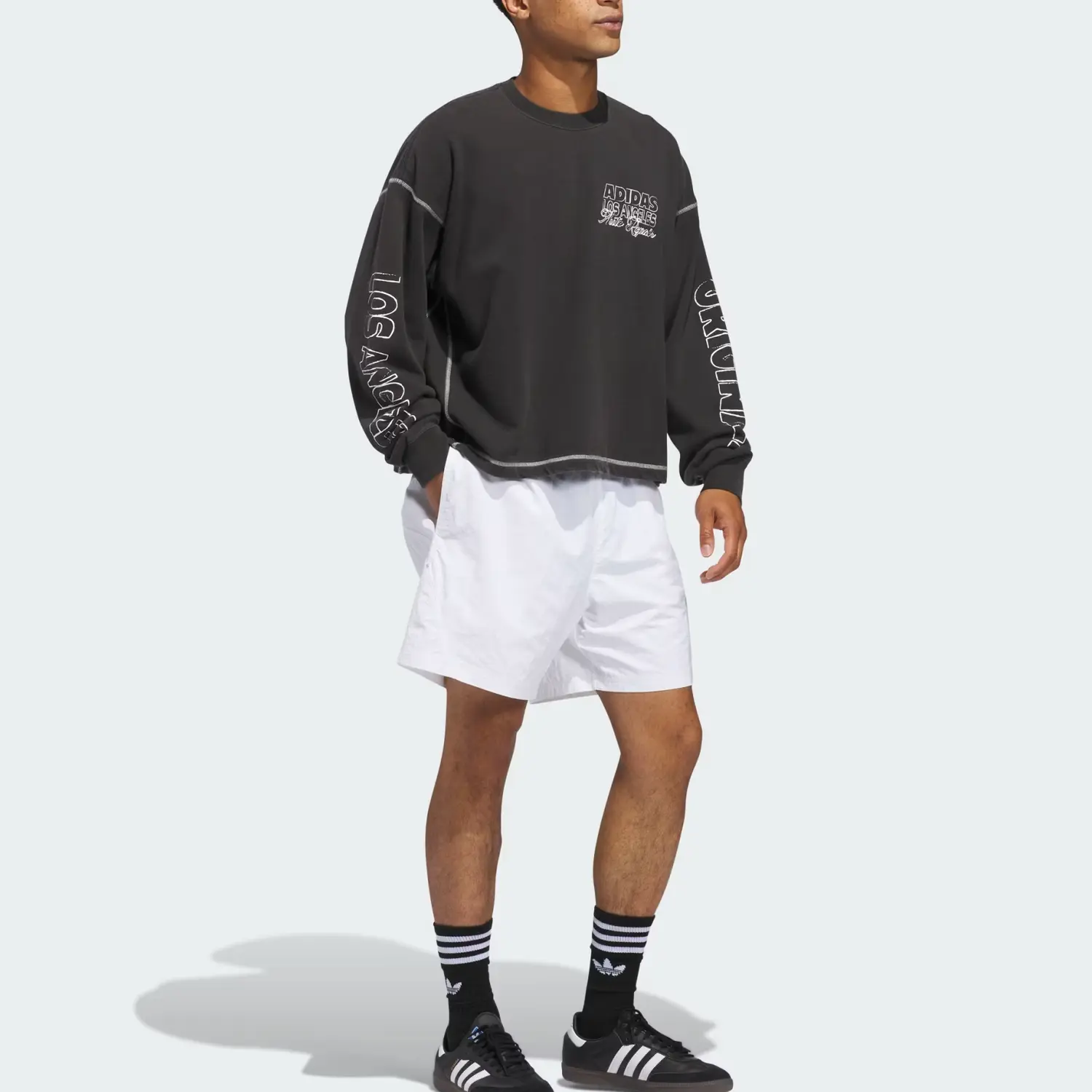 Футболка Adidas X Og La с длинными рукавами Adidas Originals, черный — фото 3