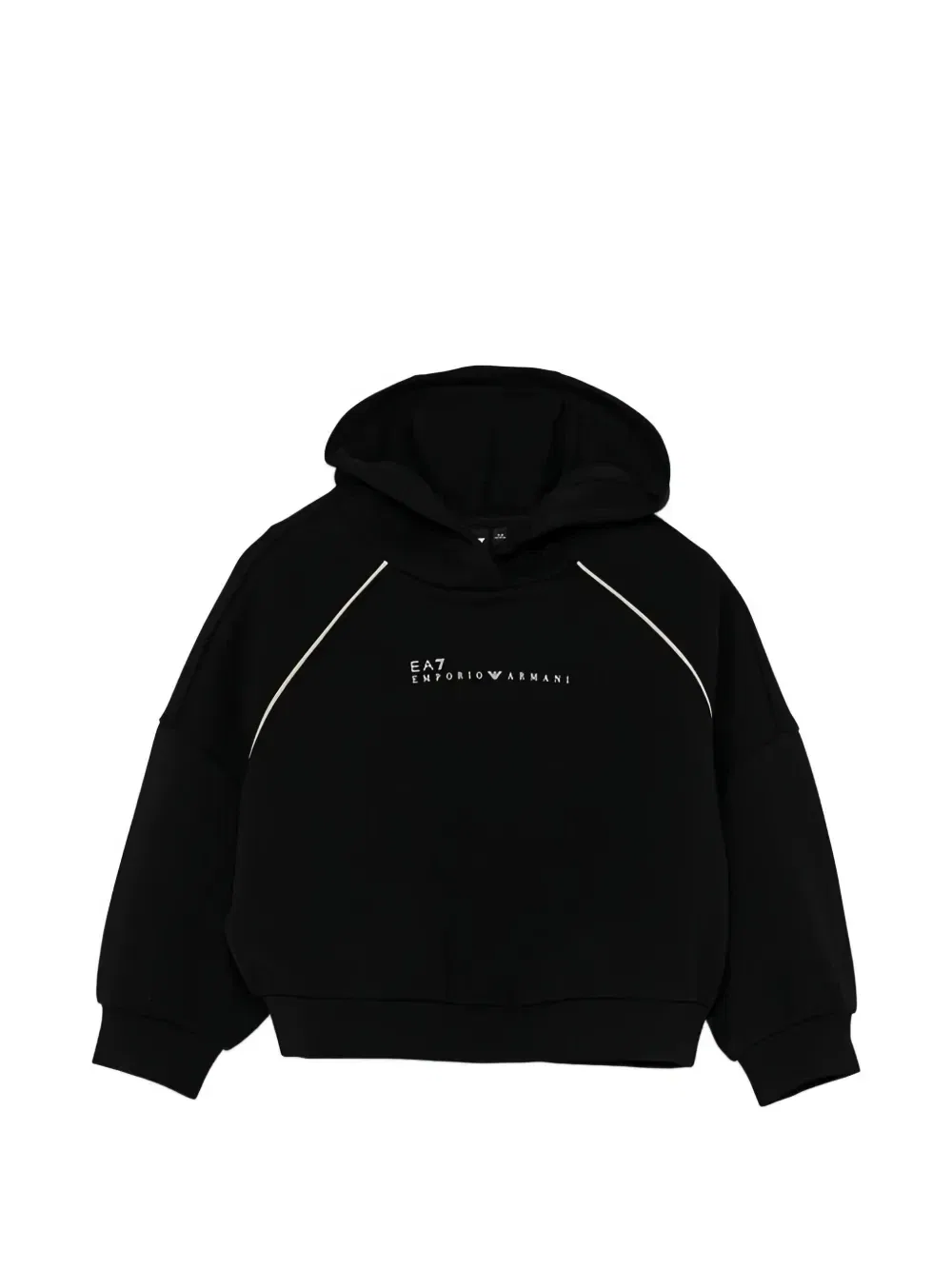 Худи с логотипом EA7 Emporio Armani, черный