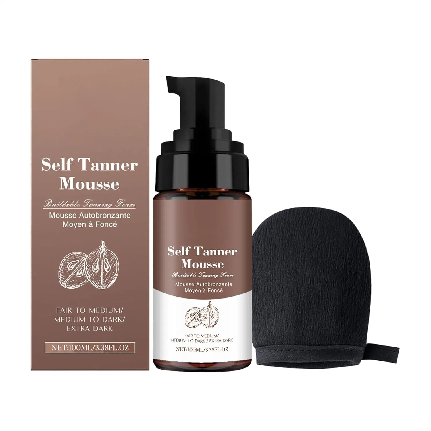 Набор мусса для автозагара SE-LF Tan Mousse Kit (100 мл) Filvczt