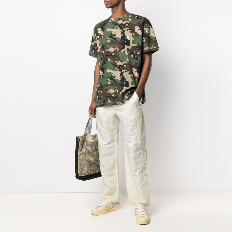 Футболка мужская Off-White SS21, камуфляжный — фото 2