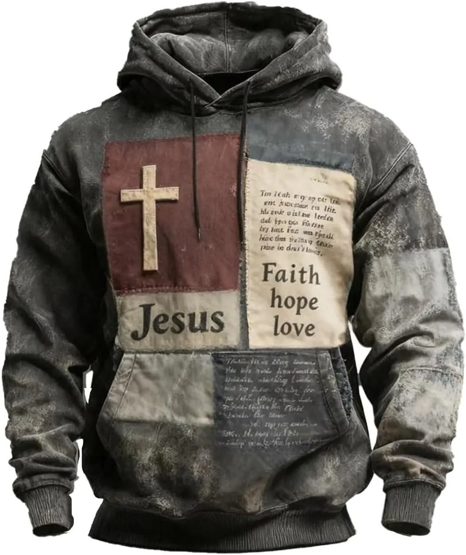 

Футболка Faith Over Fear с христианским крестом CIVIZILUX