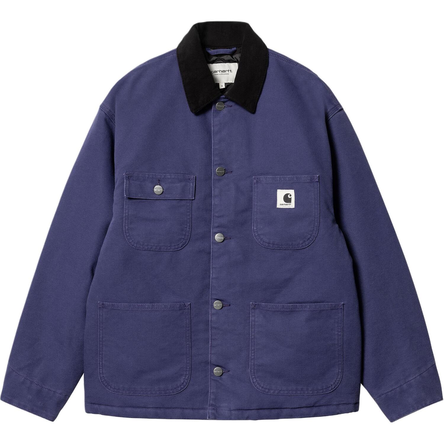 

Carhartt WIP Куртка из органического хлопка с вельветовым воротником, Blue