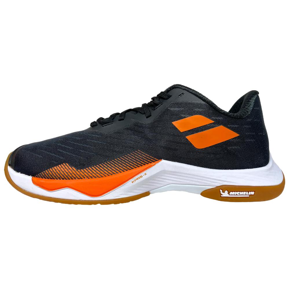 

Babolat Износостойкие дышащие низкие кроссовки для бадминтона, мужские, черно-оранжевые