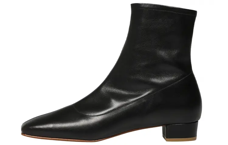 Женские кожаные ботинки с квадратным носком By Far, Original Shoe Box Included