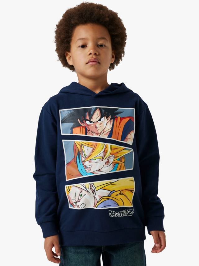 

Детская толстовка с капюшоном Cotton Blend Dragon Ball Z NAME IT, Navy Blazer