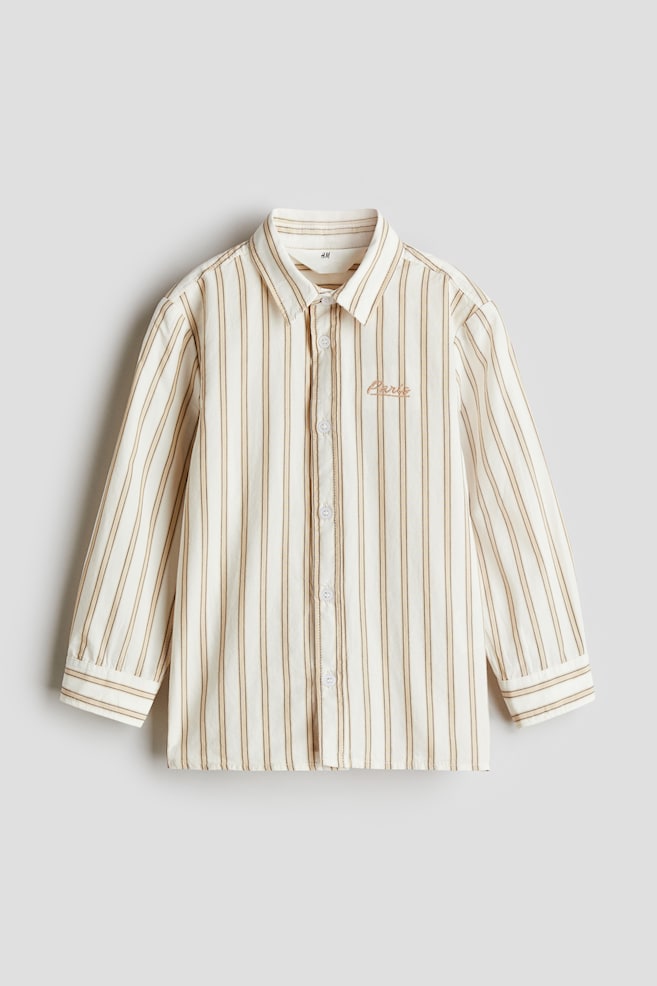 

Рубашка из хлопкового поплина H&M, мультиколор