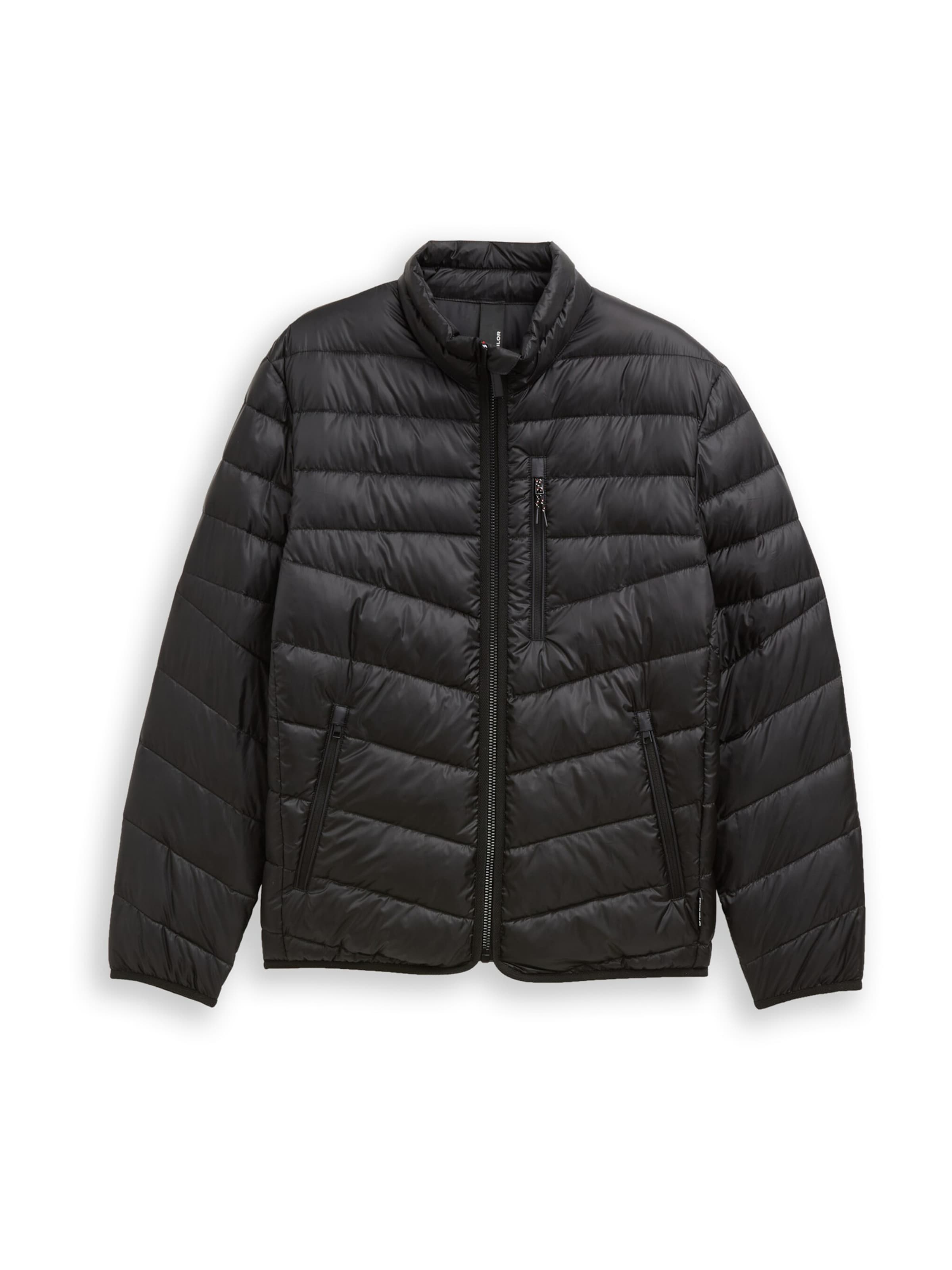 

TOM TAILOR Куртка для межсезонья в черном цвете