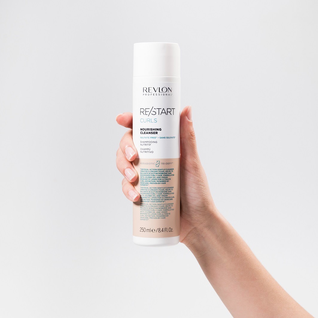 Шампунь restart curls nourishing cleanser Revlon Professional, объем 250 мл — фото 3