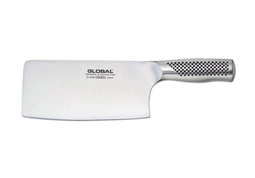 

Тесак шеф-повара Global Kitchen-Knives Chop & Slice 7 дюймов, стальной