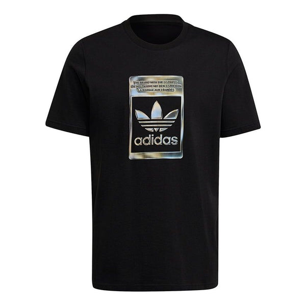 

Футболка originals camo infill tee logo sports short sleeve men's black/multi-color Adidas, черный