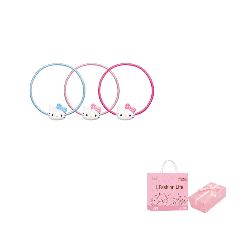 Резинки для волос Hello Kitty Sanrio триколор