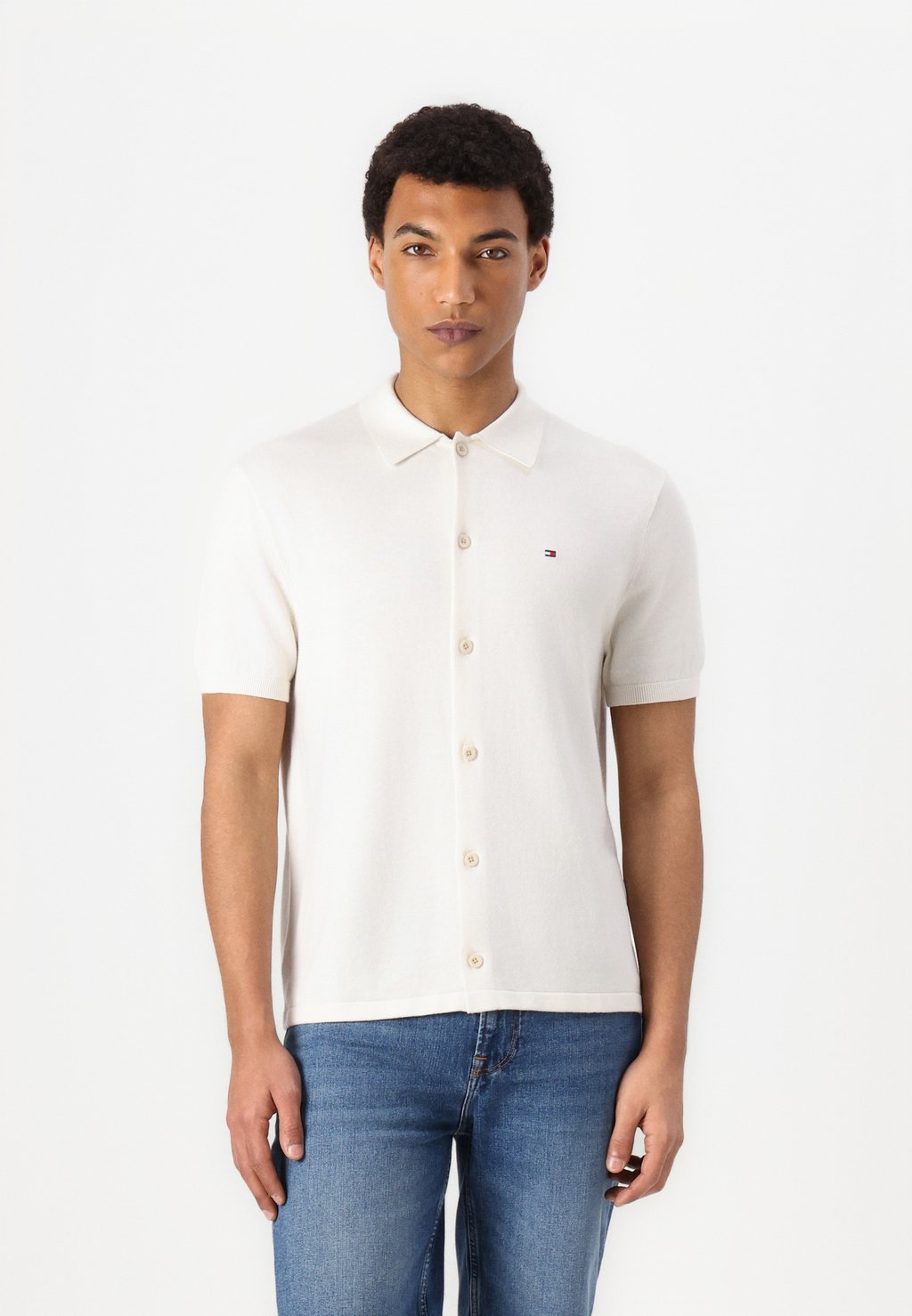 

Рубашка ESSENTIAL SHIRT Tommy Hilfiger, кремовый