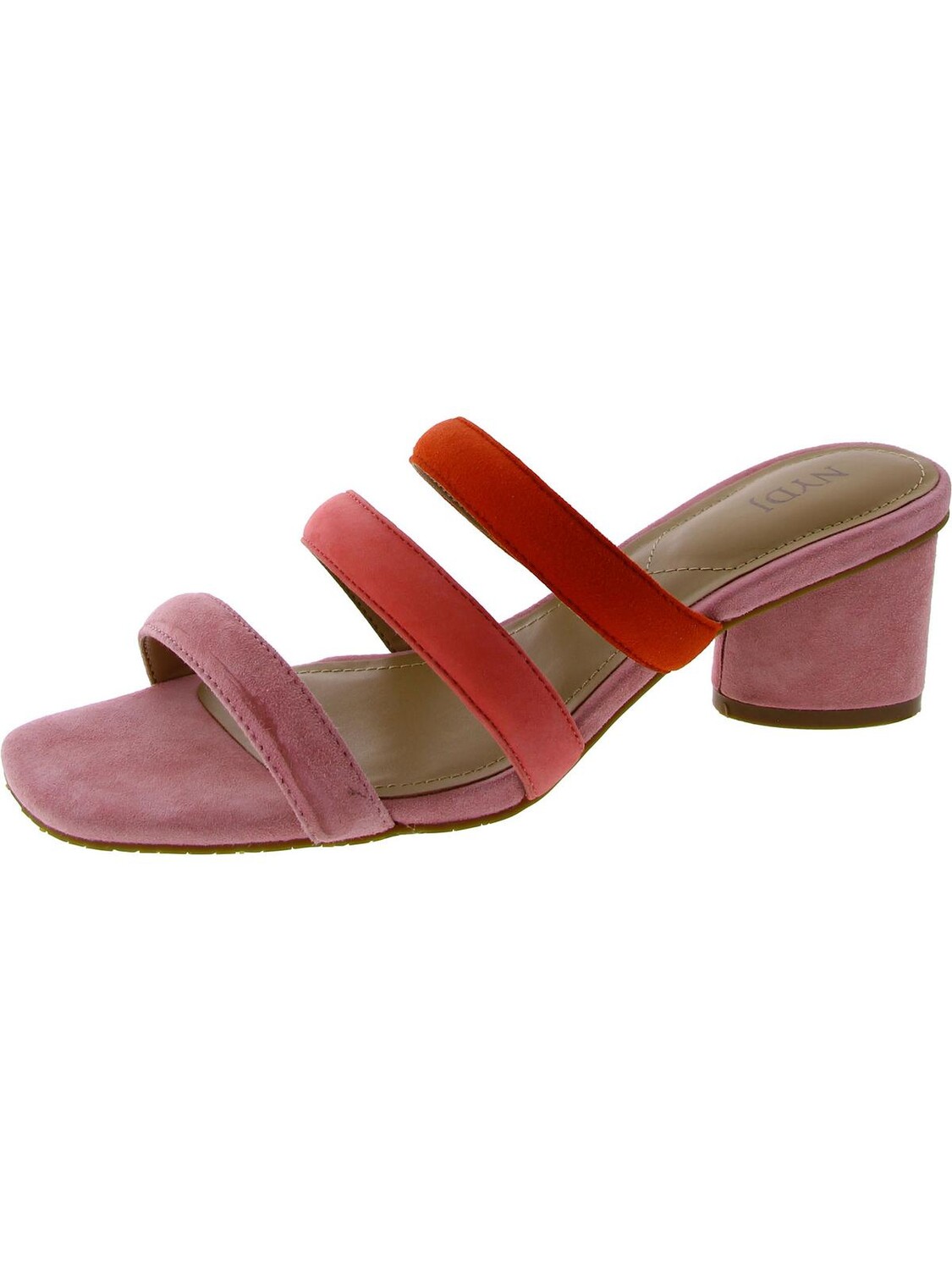 

Женские парусиновые шлепанцы Giacomo NYDJ, цвет Blush Pink/Suede