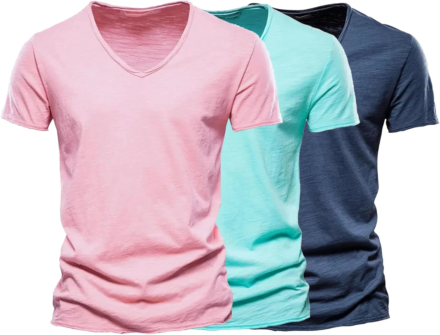 

Футболка мужская Casual, 3 шт, короткий рукав, летняя, хлопок Maiyifu-GJ