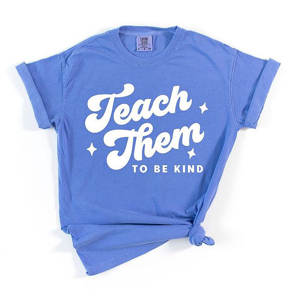 

Футболка Teach them to be kind ретро с эффектом поношенности Simply Sage Market, Flo Blue, Зеленый, Футболка Teach them to be kind ретро с эффектом поношенности Simply Sage Market, Flo Blue