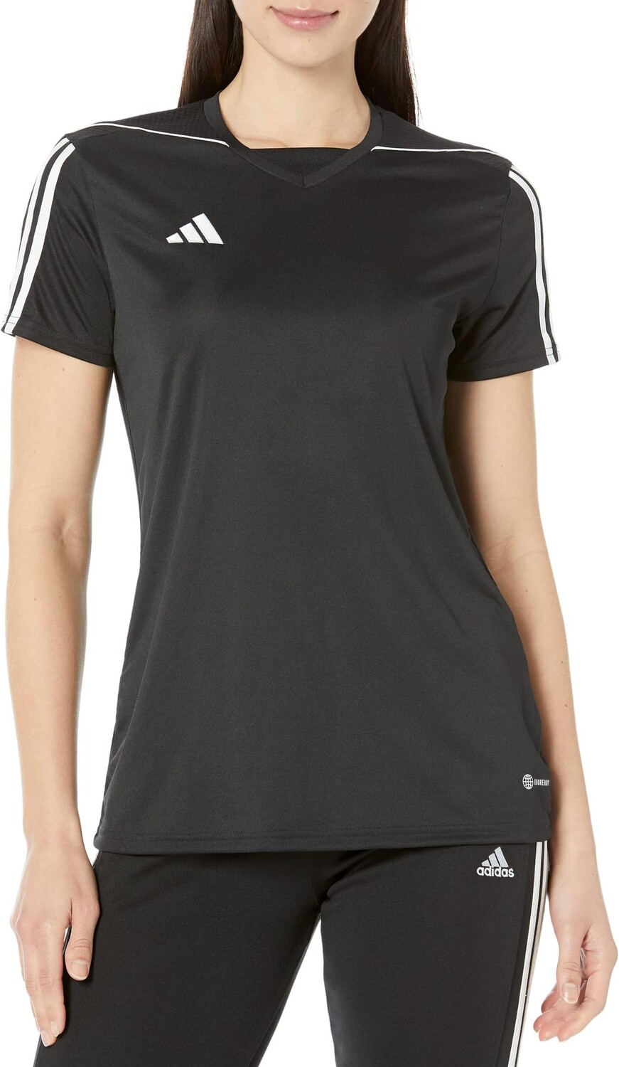 

Футболка Adidas Tiro 23 Jersey, черный/белый