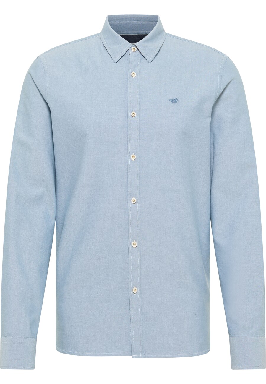 

Рубашка на пуговицах классического кроя MUSTANG Style Edinburg, Light blue