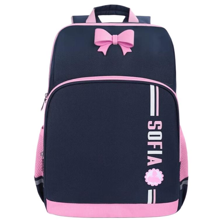 

Disney Большой женский рюкзак из полиэстера в сине-розовом цвете, Navy Blue & Pink