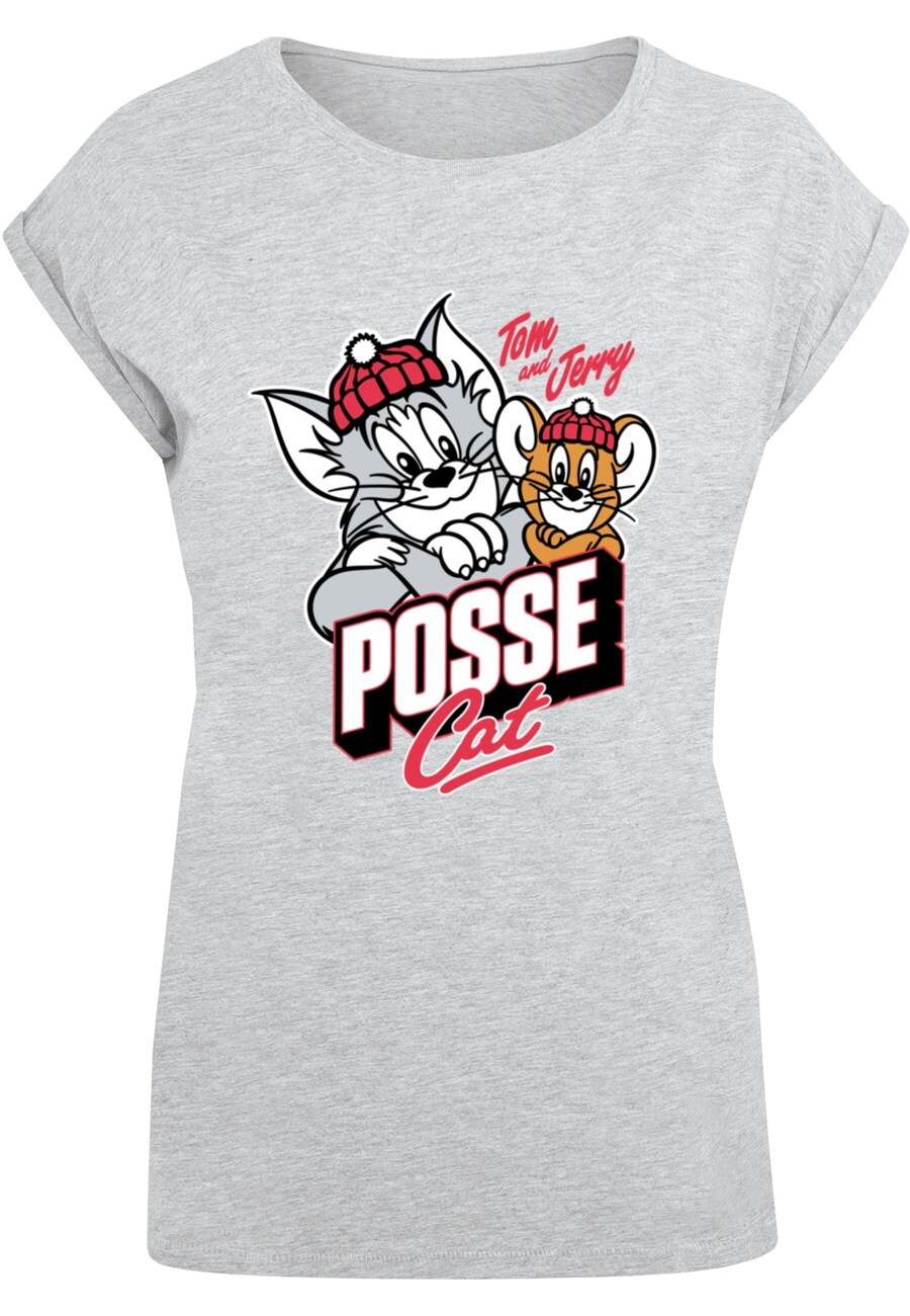 

Рубашка ABSOLUTE CULT Tom And Jerry - Posse Cat, пятнистый серый