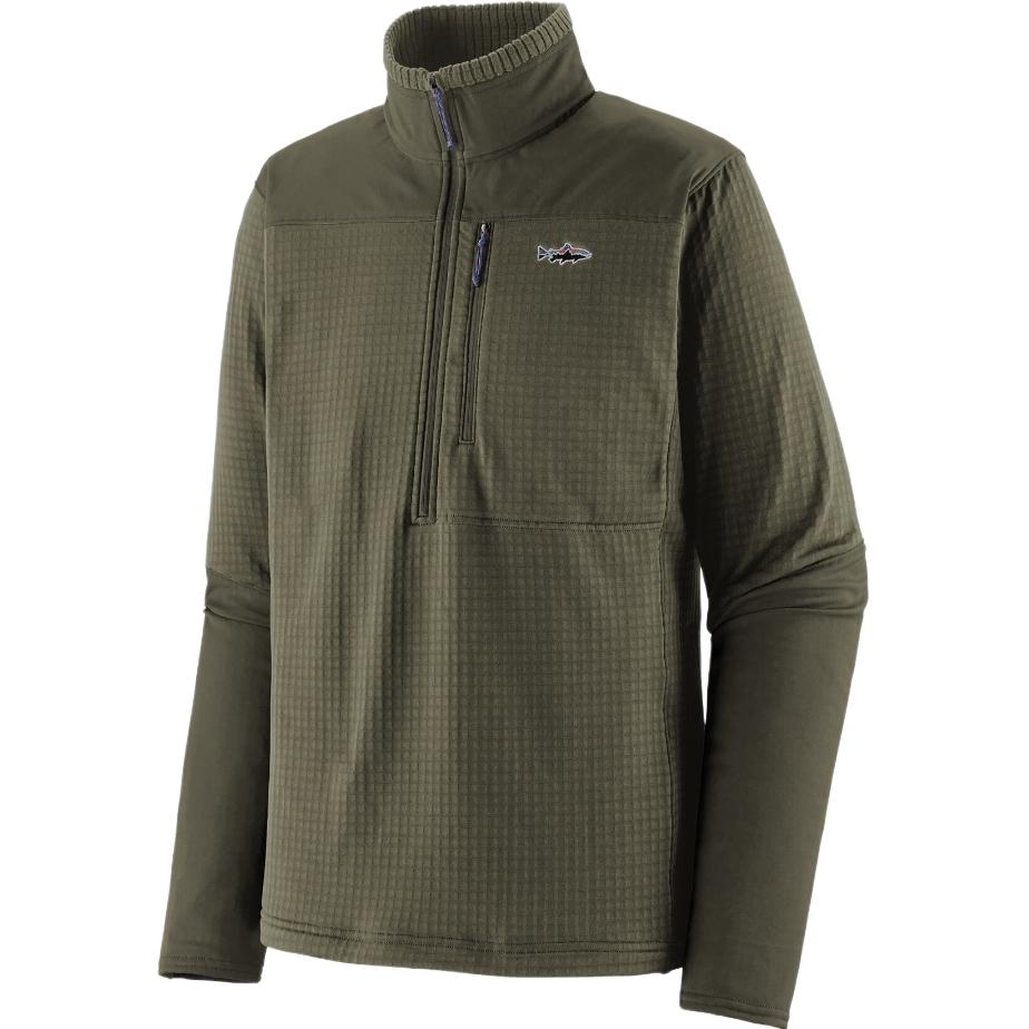

Patagonia Куртка R1 мужская, Forest Green/BSNG
