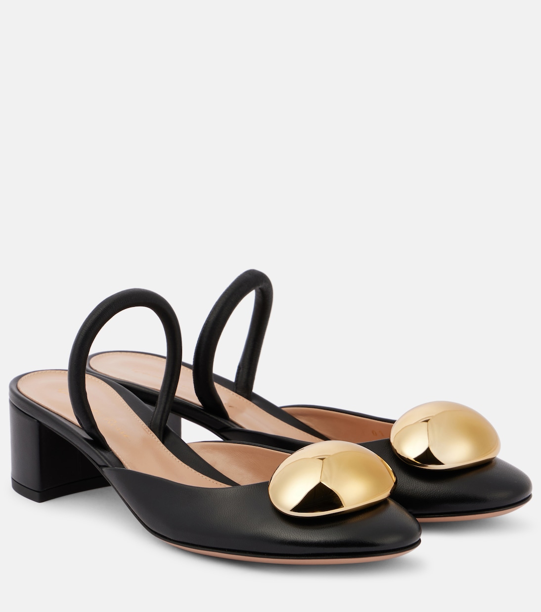 Кожаные туфли Sphera 45 Gianvito Rossi, черный