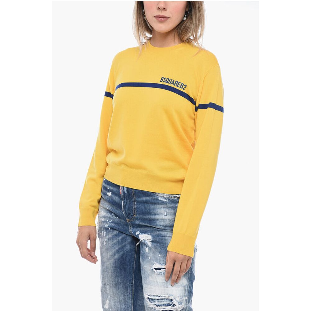 

Желтый шерстяной свитер Dsquared2, Yellow