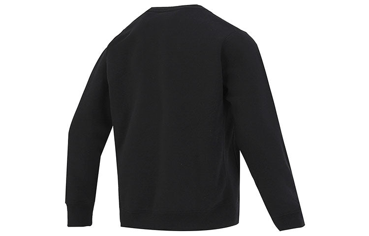 Худи Nike Club Fleece+ Brushed-Back Crew DX0782-010, черный — фото 2