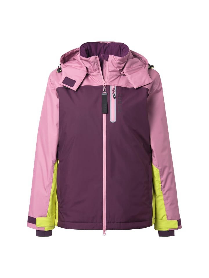 

Функциональная куртка виноградно-красного цвета Ulla Popken