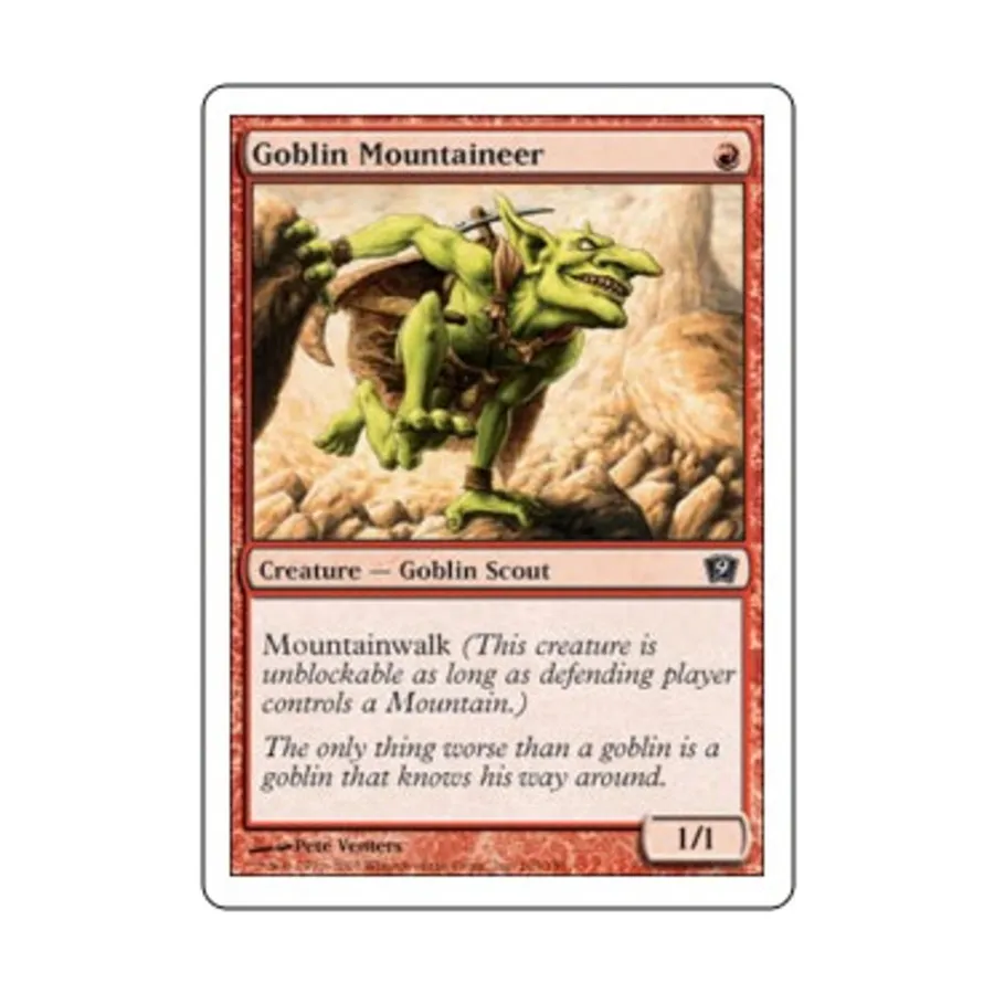 

CCG Гоблин-альпинист (C) (фольга), MTG - 9th Edition