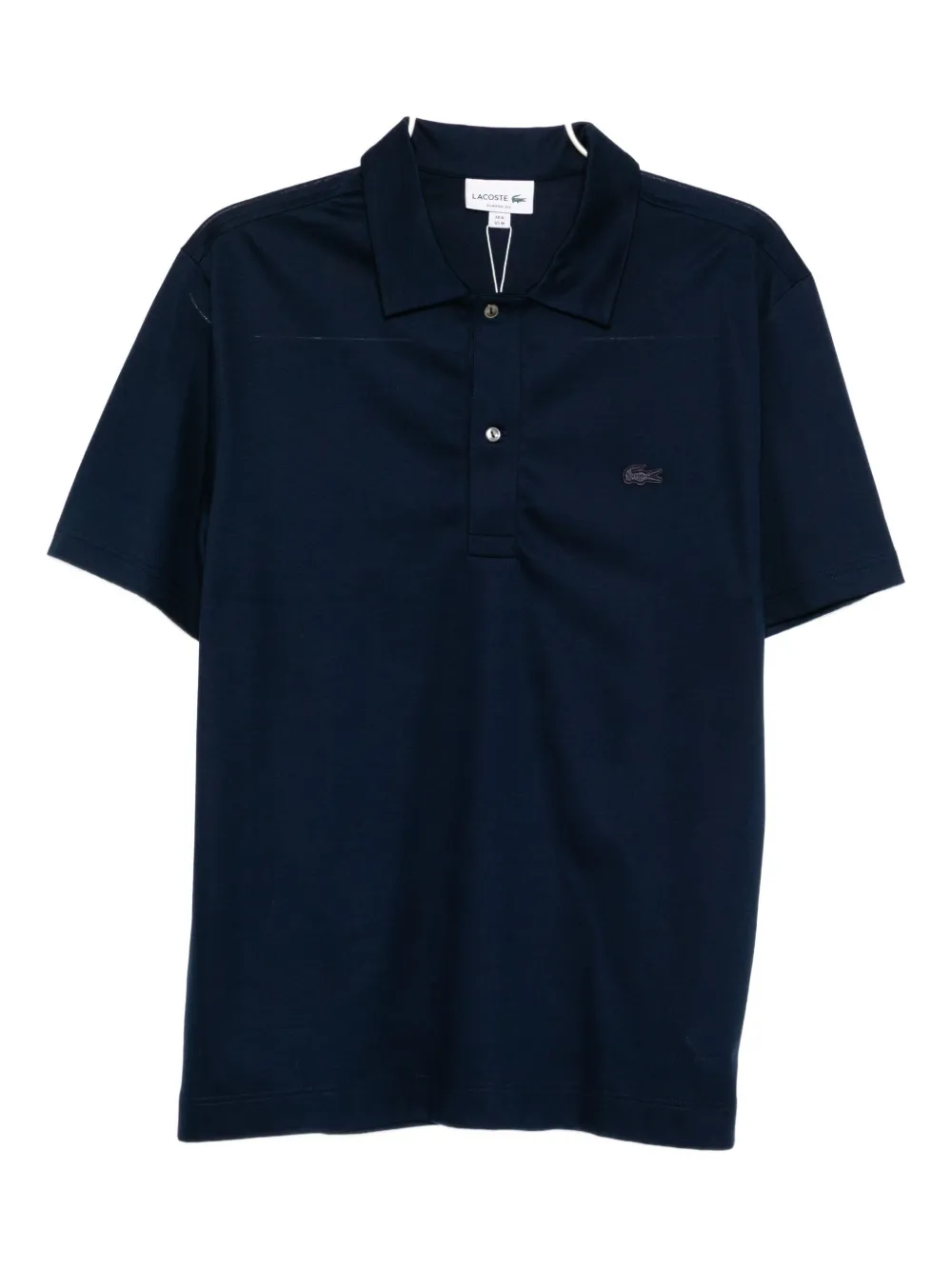 

Поло с вышитым логотипом Lacoste, синий