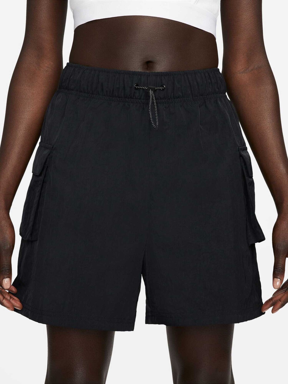 

Шорты Nike W NSW ESSNTL WVN HR SHORT, черный