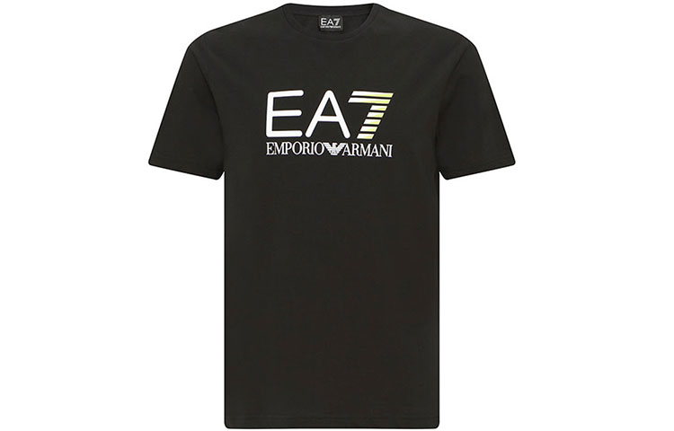 

EMPORIO ARMANI Футболка EA7 SS22 мужская черная, Черный, EMPORIO ARMANI Футболка EA7 SS22 мужская черная
