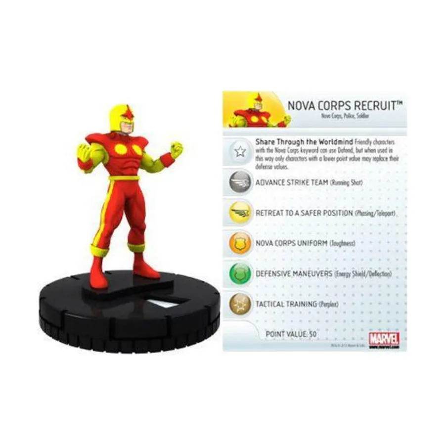 

Рекрут Корпуса Нова, Marvel HeroClix - Galactic Guardians - Singles