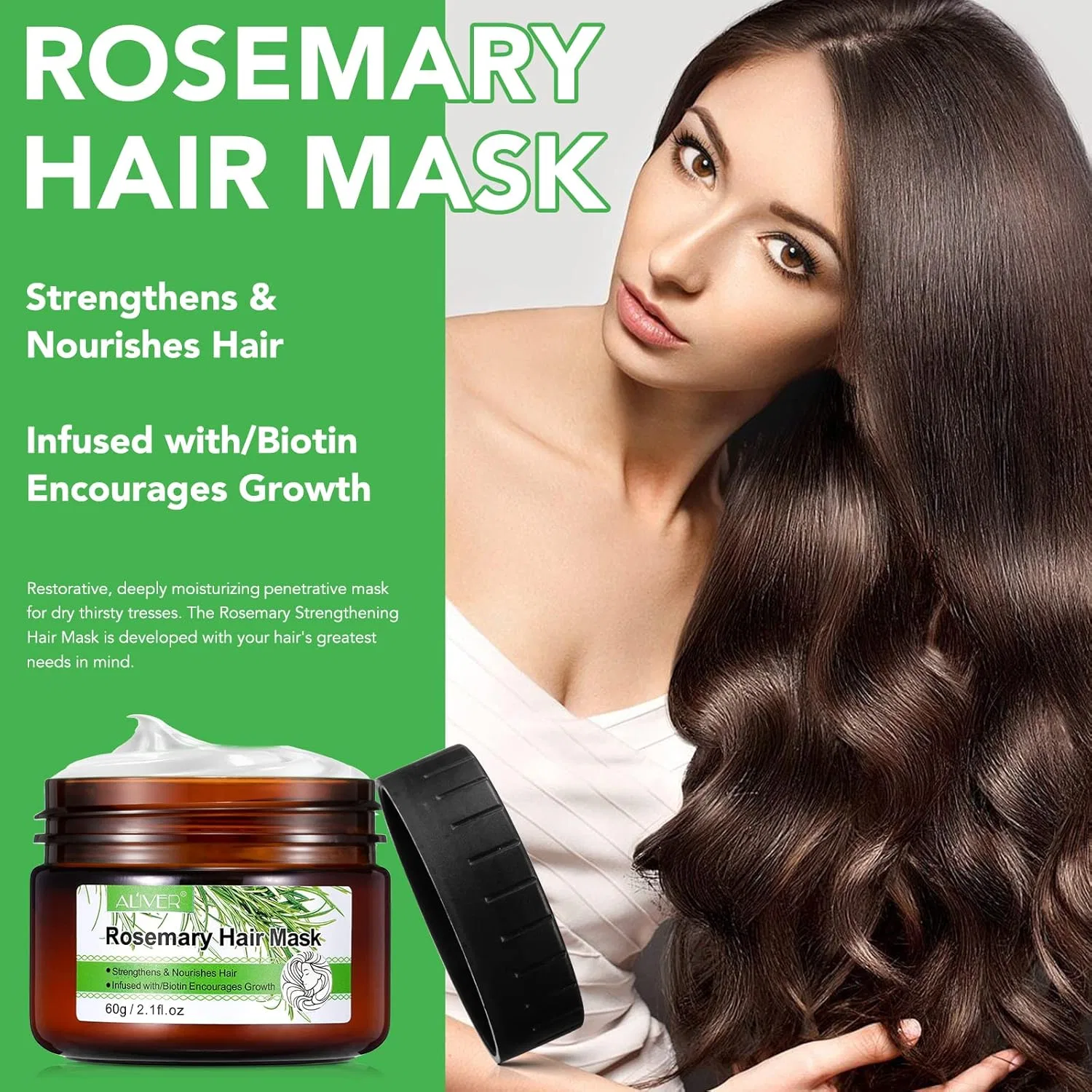 Маска для волос «Rosemary Strengthening Hair Masque» от Organics Cjztp — фото 2