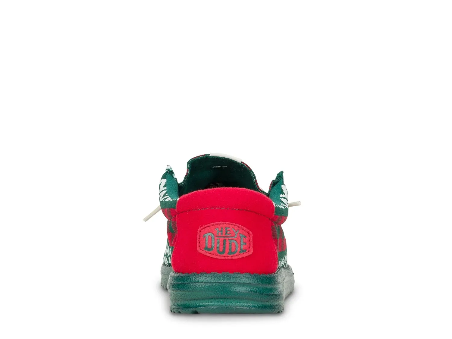 Кроссовки HEYDUDE Wally Holiday Cheers Slip-On — мужские, темно-зеленые — фото 4