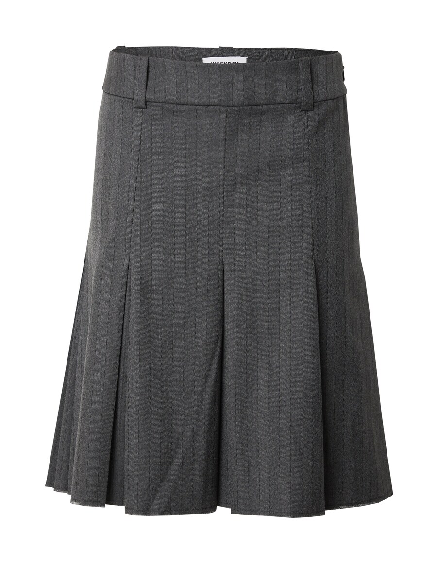 

Юбка миди WEEKDAY Skirt Maise, базальтовый серый