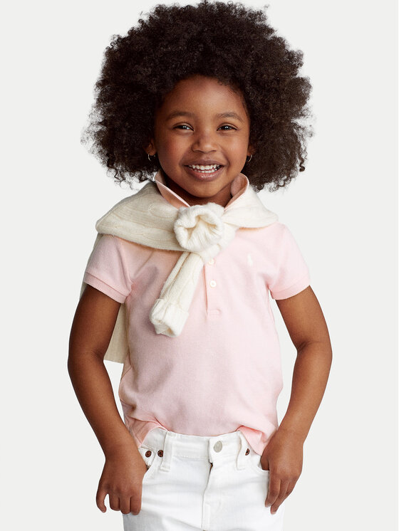 Рубашка поло стандартный крой 312573242011 Polo Ralph Lauren, розовый — фото 4