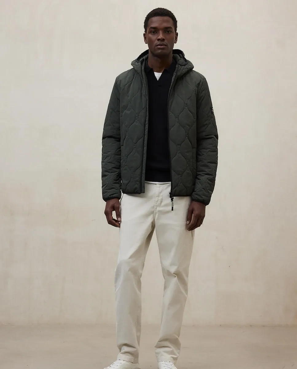 

Мужская куртка с капюшоном и боковыми карманами Ecoalf, темно-зеленый