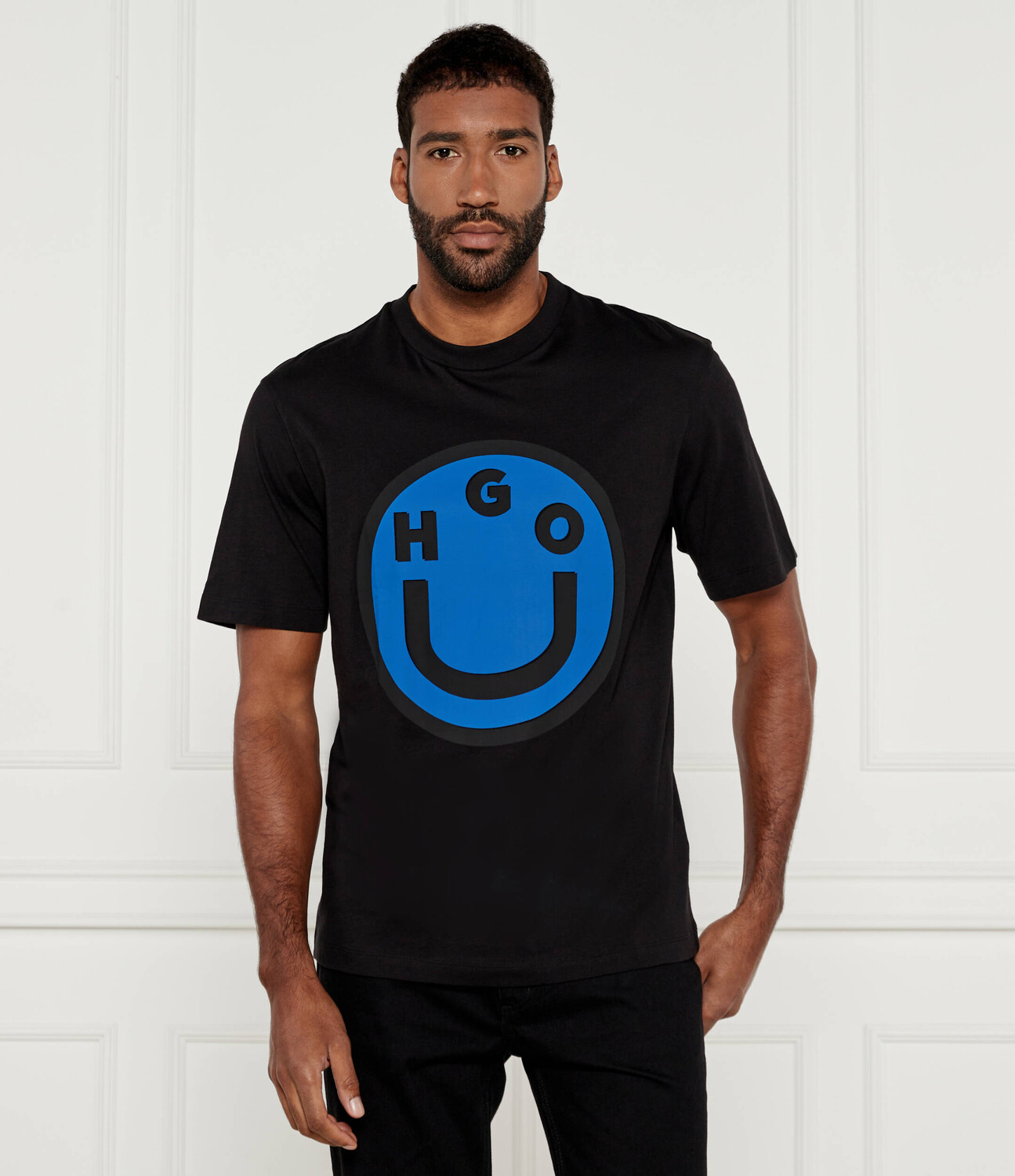 

Футболка Hugo Blue Nimper Regular Fit, черный