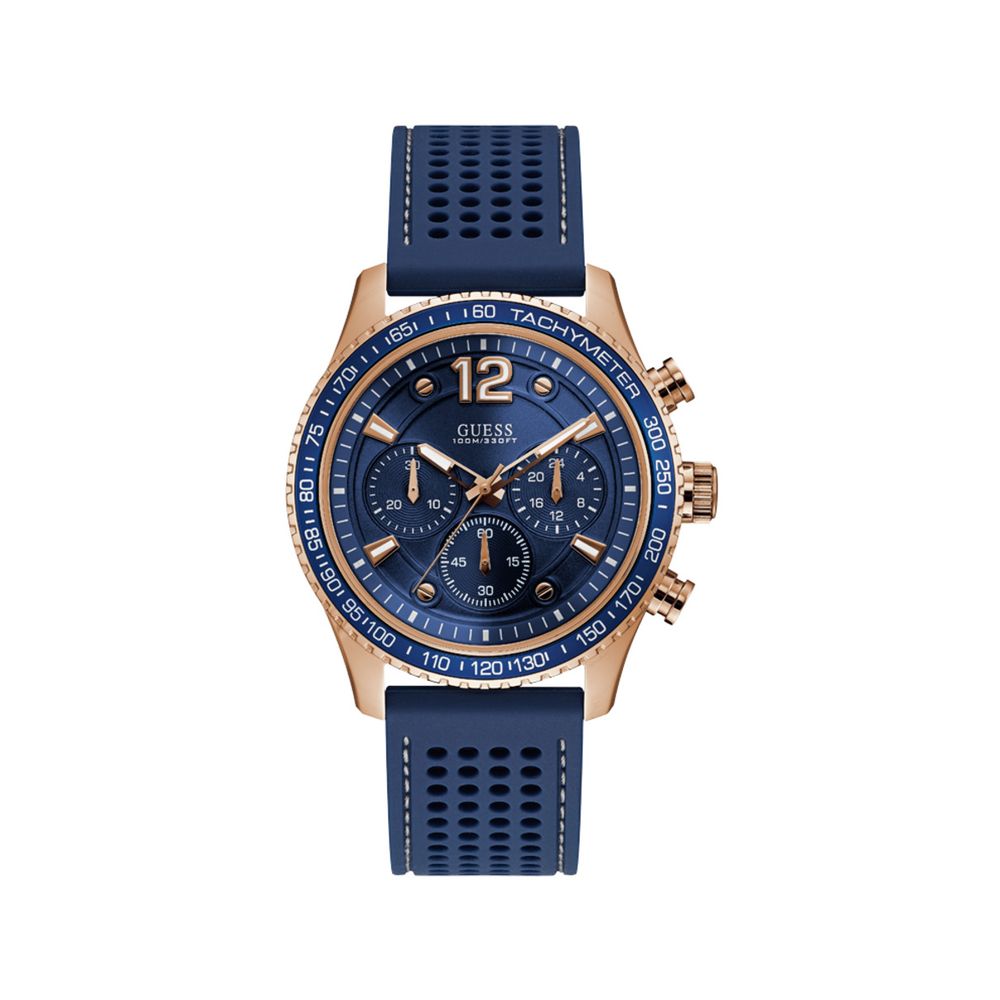 

Синие резиновые часы GUESS