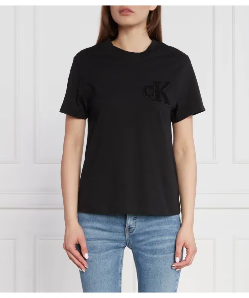 

Футболка Regular fit Calvin Klein Jeans, черный