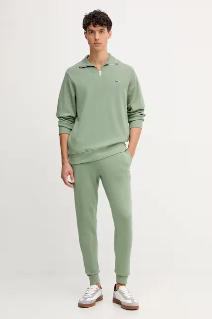 Спортивные штаны из мягкого хлопка Lacoste, зеленый — фото 2